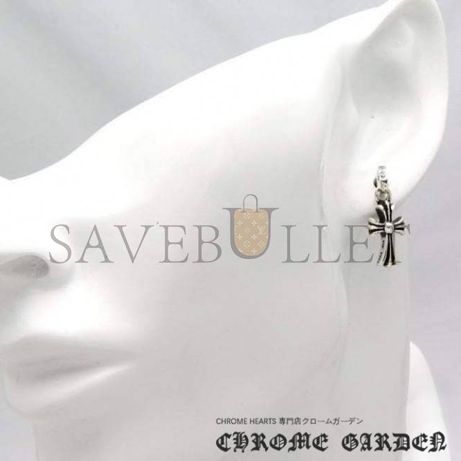 Ch*0me He**ts cross babyfat drop earrings