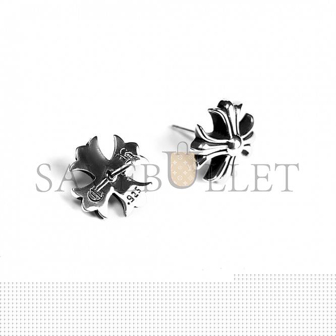 CHROME HEARTS CROSS CUT OUT STUD EARRING