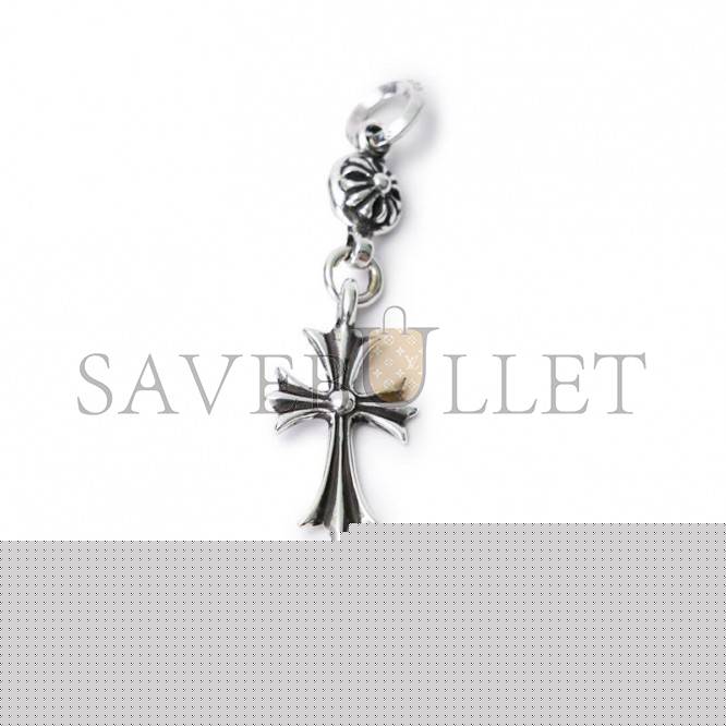 Ch*0me He**ts cross with one silver ball charm(pendant only)