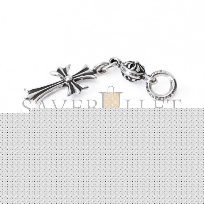 Ch*0me He**ts cross with one silver ball charm(pendant only)