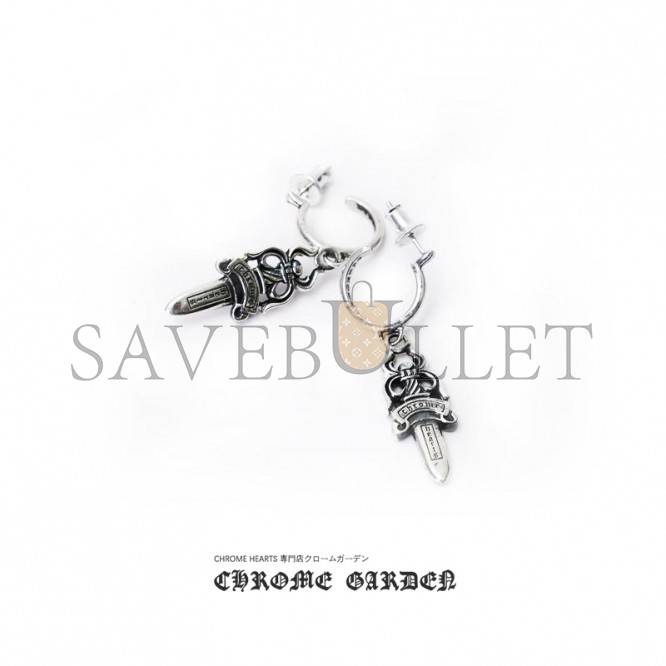 Ch*0me He**ts dagger hoop earrings