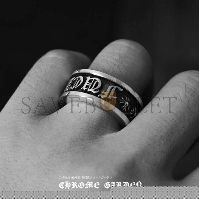 CHROME HEARTS FUCK YOU SPINNER RING
