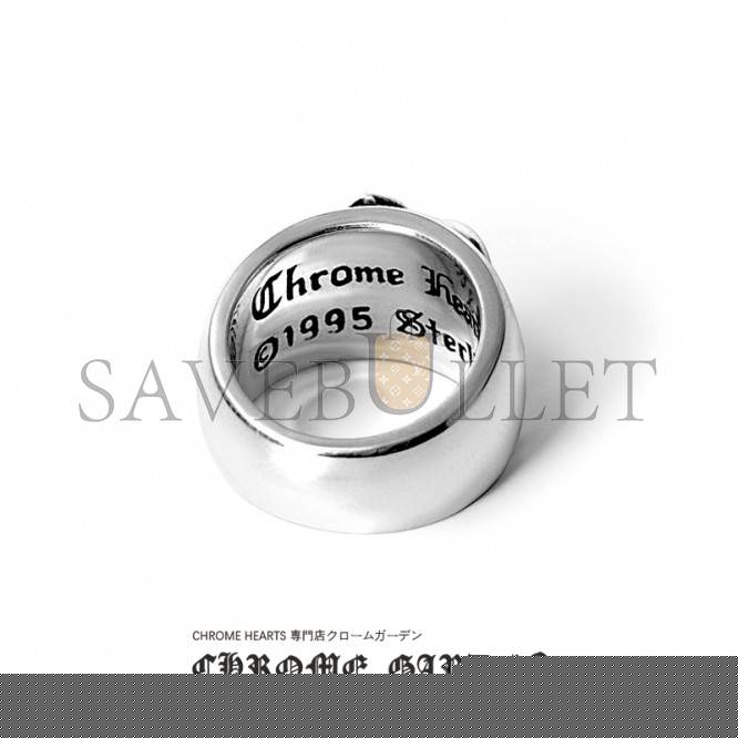 CHROME HEARTS HEART BAND RING