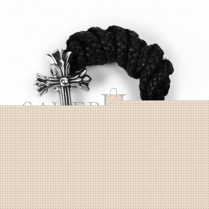 Ch*0me He**ts large double cross pendant