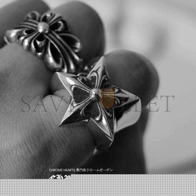 CHROME HEARTS LARGE STAR RING