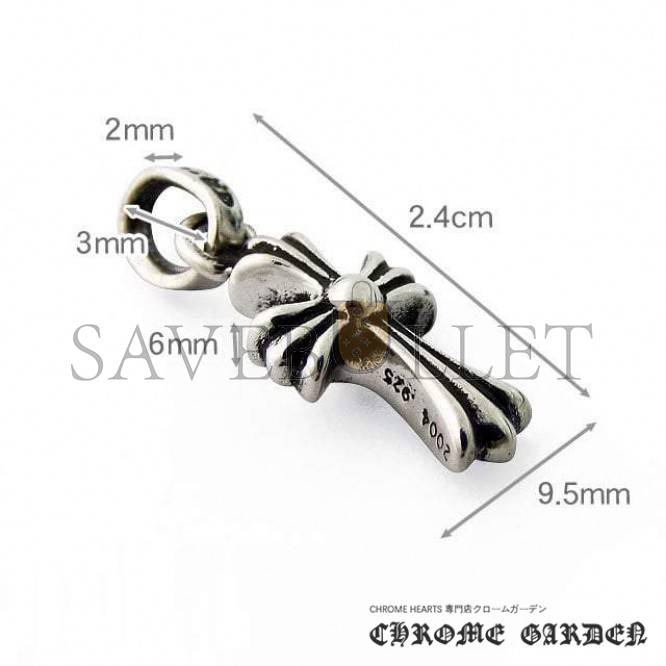 Ch*0me He**ts small cross charm(pendant only)