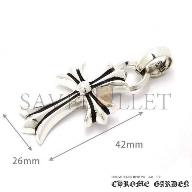 Ch*0me He**ts small cross pendant