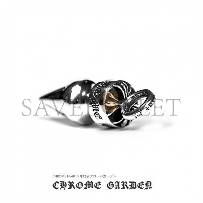 Ch*0me He**ts small spike pendant