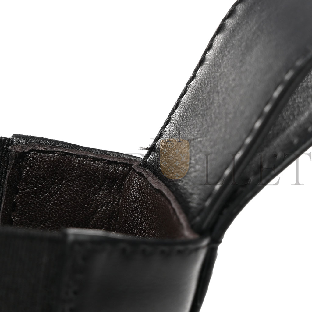 bo*te*ga Ve*ne*ta calfskin storm chelsea boots 385 black