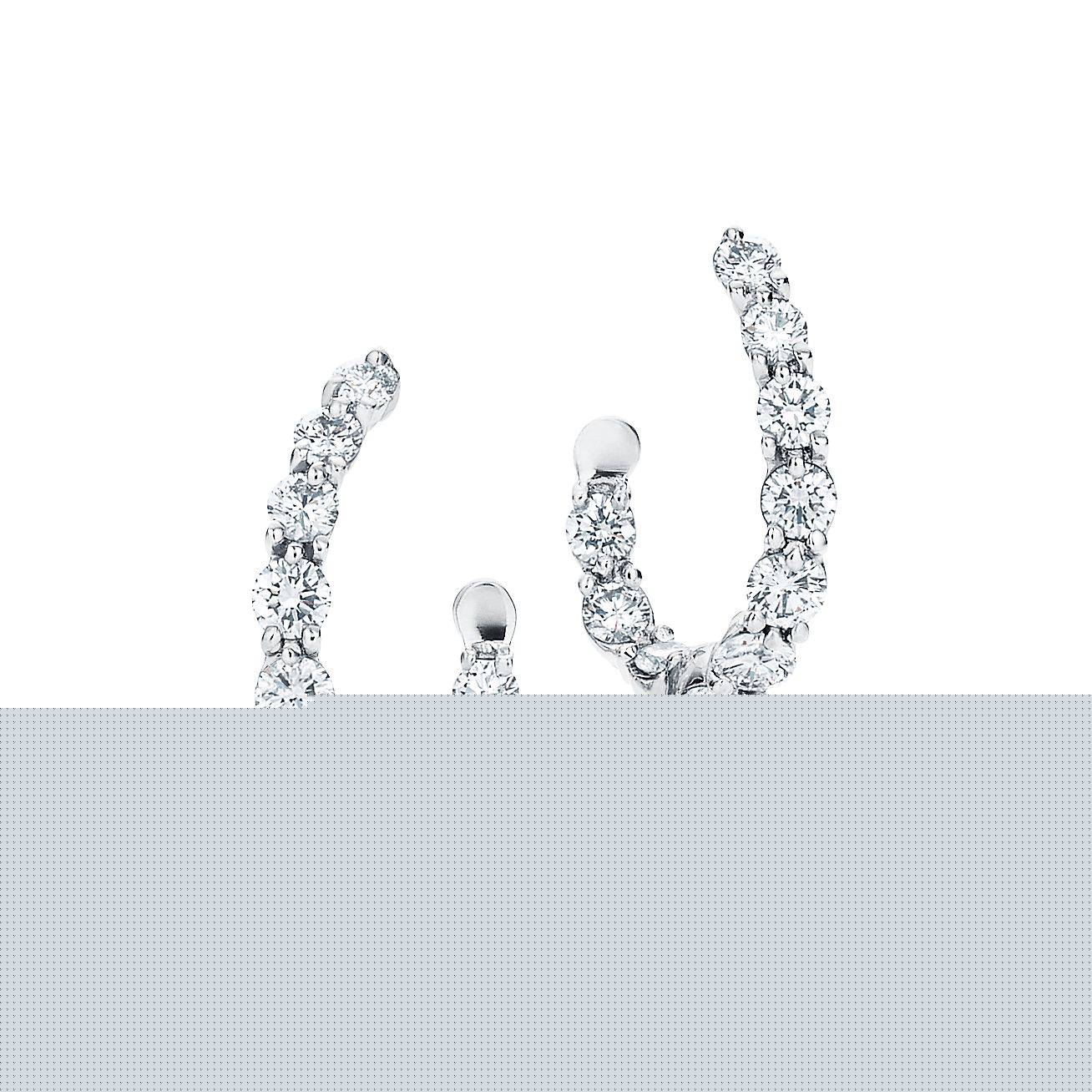 T*f*ny  inside-out hoop earrings
