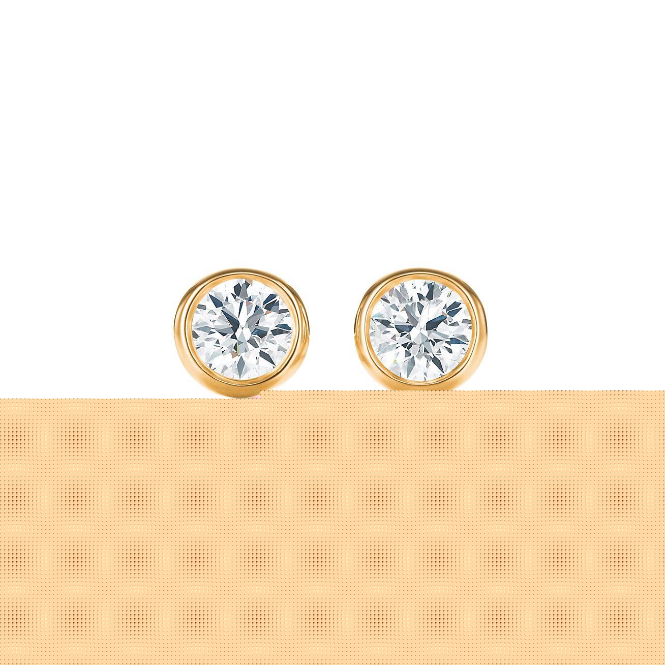 T*f*ny  elsa peretti® diamonds by the yard® earrings in yellow gold 60017484