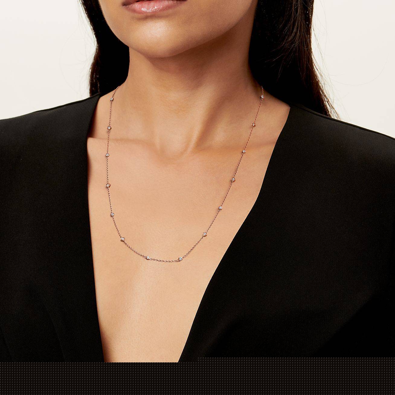 T*f*ny  square chain necklace