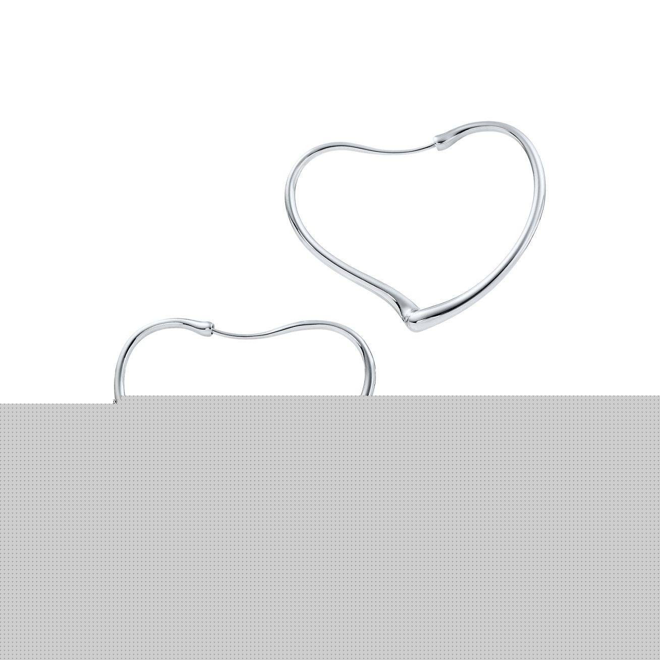 T*f*ny  elsa peretti® open heart hoop earrings