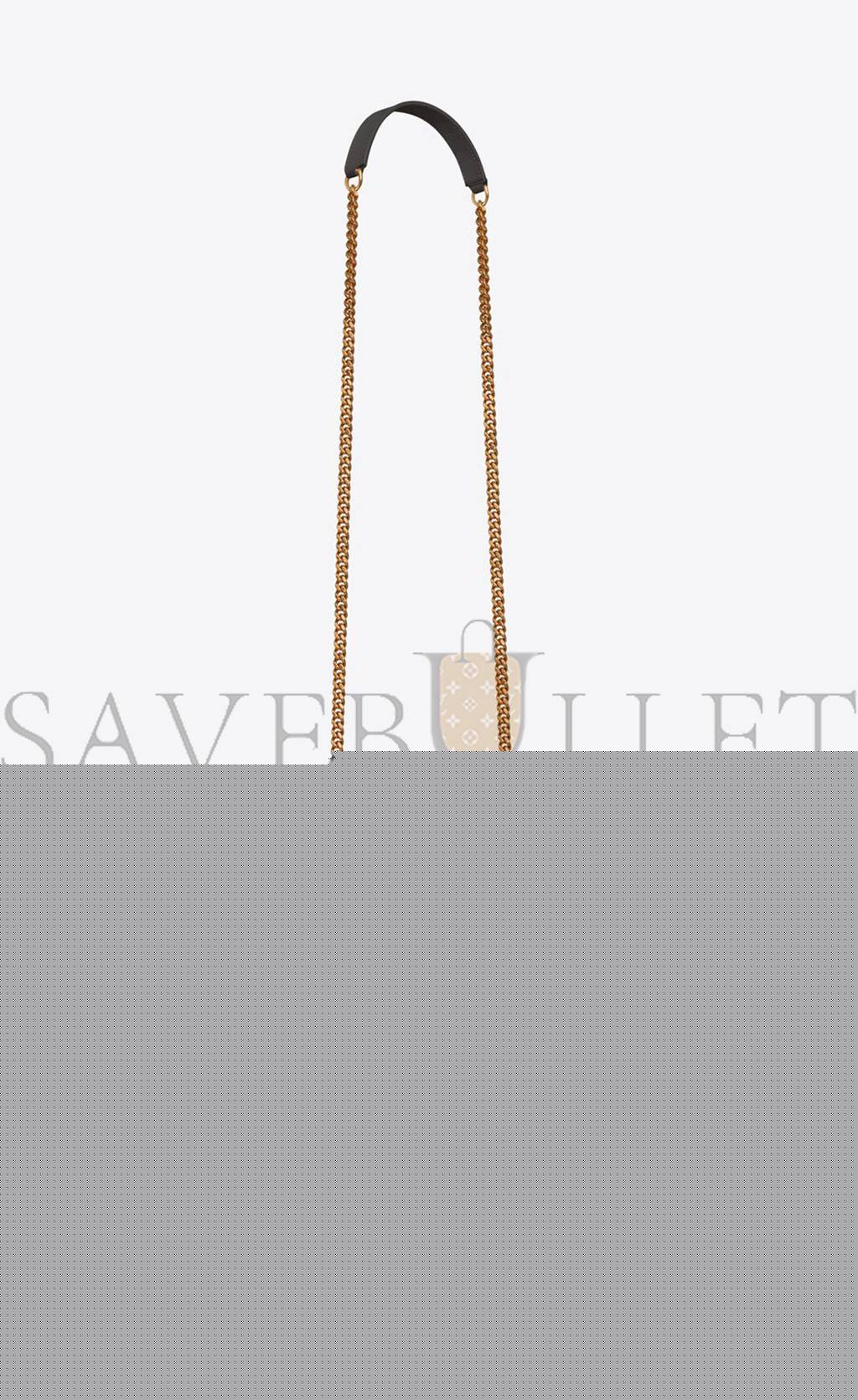 YSL ENVELOPE SMALL BAG IN MIX MATELASS&EACUTE; GRAIN DE POUDRE EMBOSSED LEATHER 600195BOW971112 (21*13*6cm)