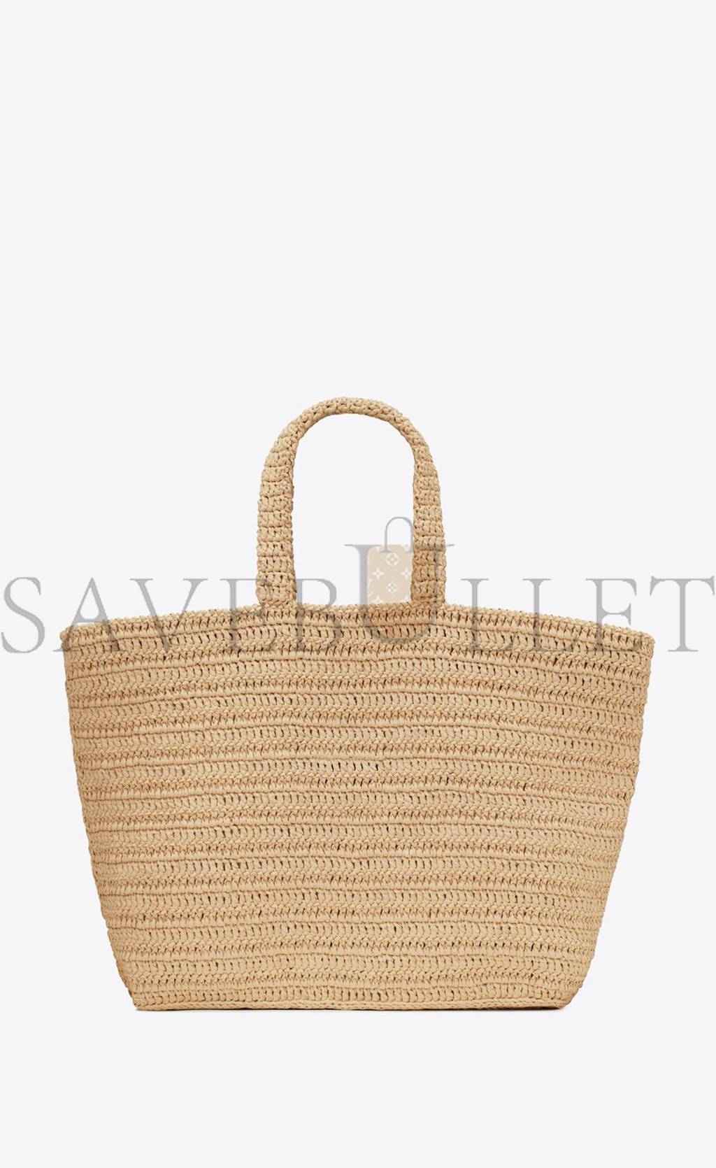 ysl rive gauche S*pple tote bag in raffia crochet 688864gaaa12086 (38*35*14.5cm)