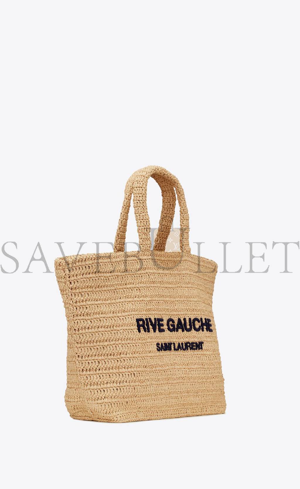 ysl rive gauche S*pple tote bag in raffia crochet 688864gaaa12086 (38*35*14.5cm)