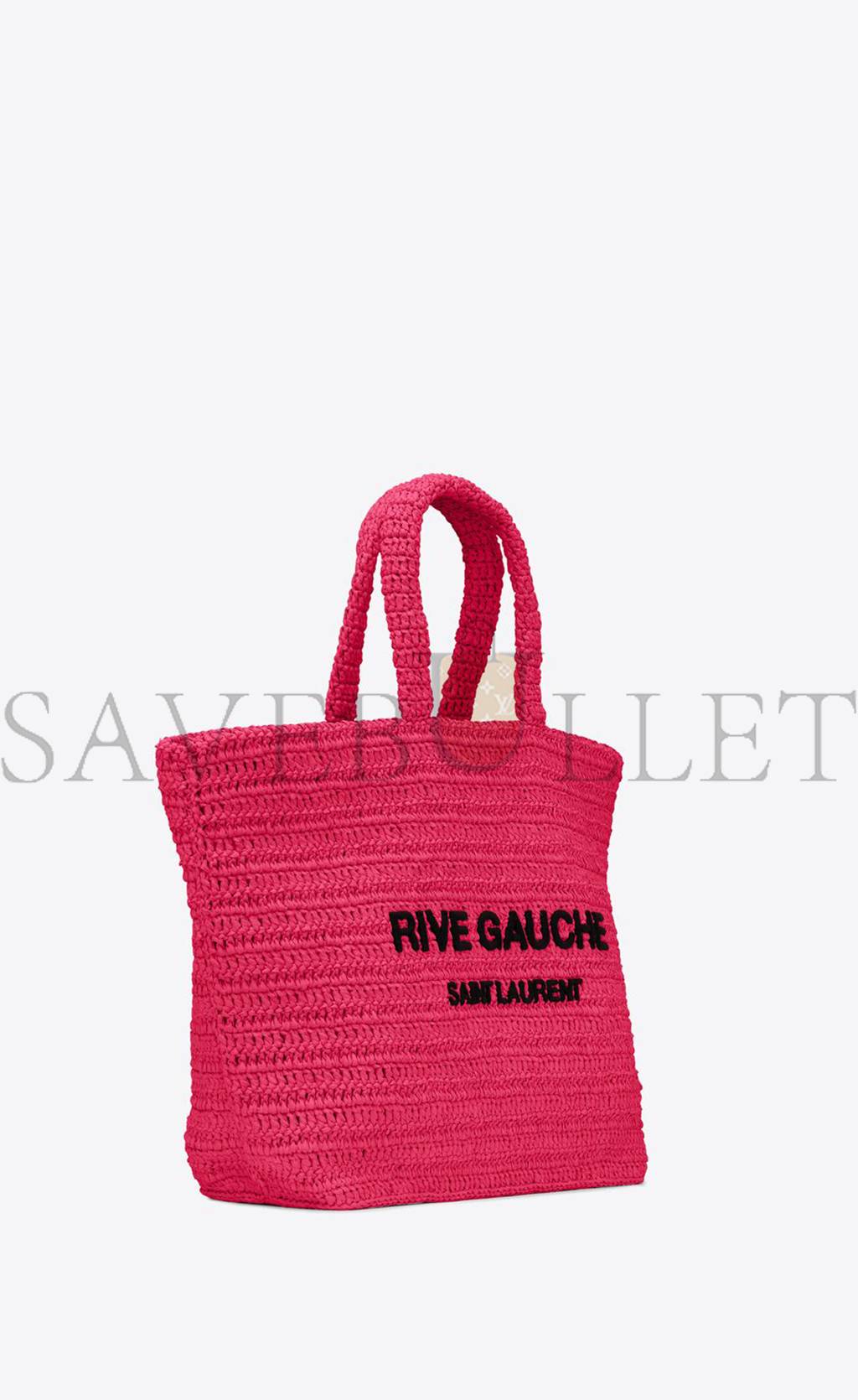 ysl rive gauche S*pple in raffia crochet 688864gaaa15693 (38*35*14.5cm)