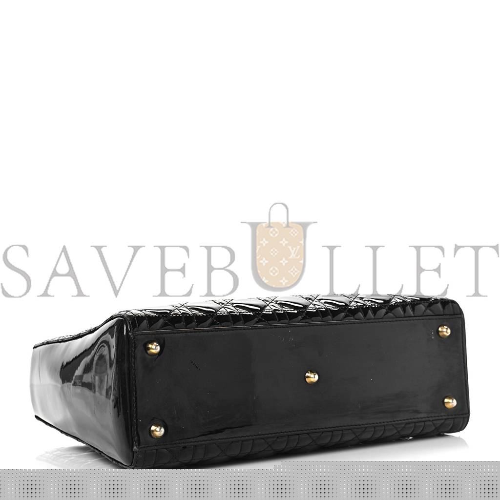 D*or patent cannage large lady D*or black (32*25*12.1cm)